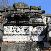 Tomb of M. Servilius Quartus, detail of inscription