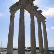 The restored Temple of Apollo