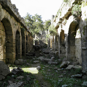 The gallery storage below the Agora