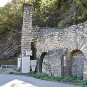 supporting wall Roman road