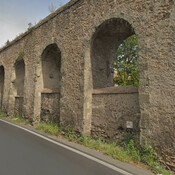 Traian aqueduct ... Aurelia Antica street