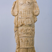 The cult statue of goddess  Aphrodite
