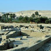 Amarna, Partially restored palace, said to have belonged to Nefertite