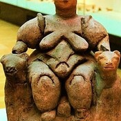 Seated Mother Goddess, Çatal Hüyük, ca 6000 BC
