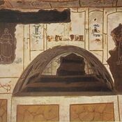 Arcosolium in catacombe di Domitilla