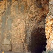 Arsameia, entrance to the cave in hierothesion of Mithridates I Kallinikos