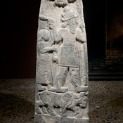 Arsuz II,  The front face of the stele. Storm-god