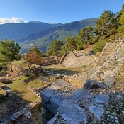 Arykanda  theatre from the stadion