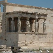 Athens Akropolis Erechteion Caryatids