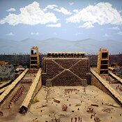 Model of the siege of Avaricum