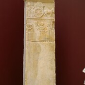 Funerary marble stele, Vth century BC, Daskyleion