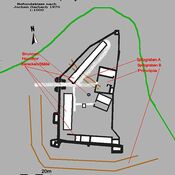 Befundplan Kastell Vemania/Isny nach Jochen Garbach, 1970.