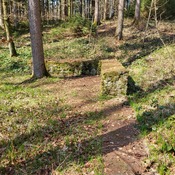 Rekonstruierte Mauerecke