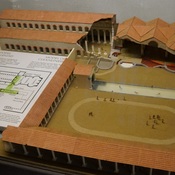 Roman Fortress Baths Carleon, model
