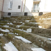 Cavea del teatro romano di Neapolis