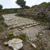 Catribana's roman road as seen in 2019 during restoration works