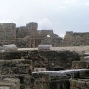 Remains of Crusader city