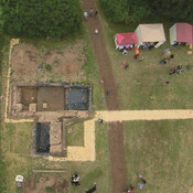 Excavations of Eisenburg burgus in 2016
