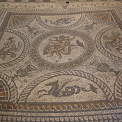 Cupid and Dolphin Mosaic