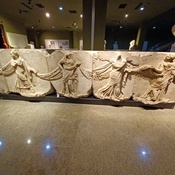 Frieze of Dancing Girls. Northwest Heroon. (Burdur Archaeological Museum)
