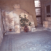 Mosaic floor from 5th century.