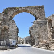 City Gate and Vespasian's Monument in Side