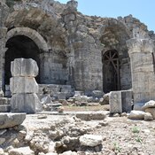 Temple of Dionysus in Side
