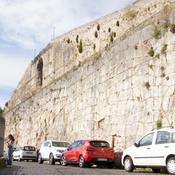Sanctuary terrace wall