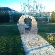 Roman aqueduct channel