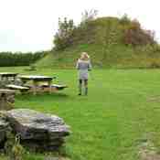 Tumulus of Billemont (Antoing), end of first century AD, 23m diameter and 9m height