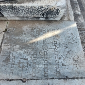 Etched XII Scripta gameboard. Apollo Temple Didyma