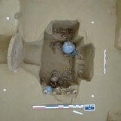 Hypogée 1 : Vue en plan de la chambre funéraire