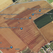 Diverse indigene boerderijcomplexen nabij Eterville