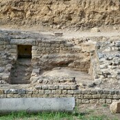 Fouilles près du baptistère de Riez