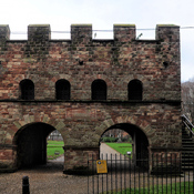 Reconstructued Gateway to Castlefield Roman Fort