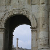 South Gate of Gerasa - detail