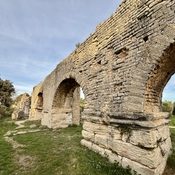 The aqueduct at Barbegal