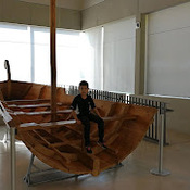 Reconstruction of Roman ship at Museum, Manching