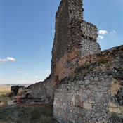 Castillo Almoguera - Restos lienzo recinto interior cara norte