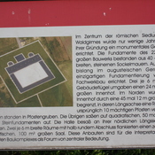 Römisches Forum Lahnau-Waldgirmes - Infotafel