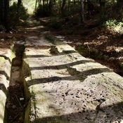 Visible tracks on the Via Domitia