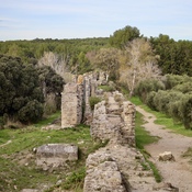 The aqueduct at Barbegal