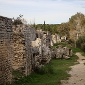 The aqueduct at Barbegal