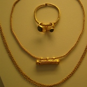 Golden necklace
