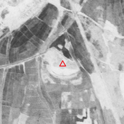 Unidentified site (Arab Ḩasan 1) - CORONA imagery 1968