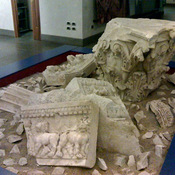 Architectural fragments from the temple