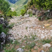 Jabal Moussa, Roman road