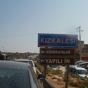 Kızkalesi- Rock grave - opposite side of the road