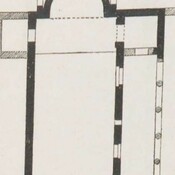 Kfer. Plan of the chapel.