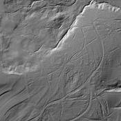Lidar Scan des Kleinkastells Kleindeinbach